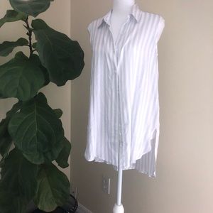 Blue and White Coverup / Tunic